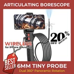 Car Industrial Endoscope For Phones 6MM 1080HD 360 Borescope Inspection Camera. Fixed Price $48.80.