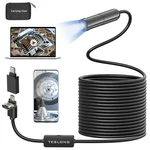 5MP Auto-focus Endoscope, Teslong 3RD Generation Usb Borescope With 5.0 Black. Fixed Price $75.68.