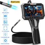 Ancel AN302 Dual Lens Borescope Camera Inspection Endoscope With Screen. Fixed Price $139.49.