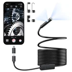 Dual-lens Endoscope Camera With 1920P Hd Borescope Led Lights 9.84FT. Fixed Price $24.99.