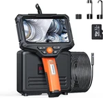 Skyear 1920P 5'' Ips Dual Lens Borescope Camera, 8 Leds, 16.4FT Semi-rigid Cable. Fixed Price $88.39.