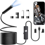 Endoscope With Light, 1920P Hd Borescope Adjustable Led Lights, 32.8FT Se. Fixed Price $35.99.