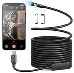 Anykit Dual Lens Endoscope Camera With Adjustable Lights, Type 16.5 Ft New. Fixed Price $32.00.