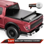 5.8FT Roll-up Soft Tonneau Cover For 2014-2026 Chevy Silverado Gmc Sierra 1500. Fixed Price $150.89.