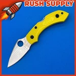 Spyderco Dragonfly Salt Folding Knife 2.28" Drop Point Blade Yellow - C28PYL2. Fixed Price $74.95.