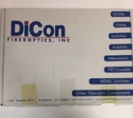 Dicon Fiberoptic Switch, 1-COMMON, 2-OUTPUT, SP12-9-N-13 / 16-N-N-9-1. Fixed Price $50.00.