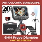 NO.1 4-WAY Car Industrial Endoscope 6MM 1080HD 720 Borescope Inspection Camera. Fixed Price $199.20.