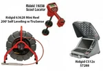 Ridgid 200' Mini Reel Sl W/trusense (63628) Scout Locator (19238) CS12X (57288). Fixed Price $15271.30.