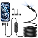 Dual-lens Endoscope Camera With Light, 1920P Hd Borescope 8 Adjustable L.... Fixed Price $31.31.