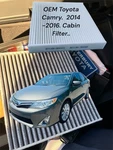 Reject Cabin Air Filter For Toyota Camry RAV4 Chr Yaris Hilux Lexus Nx Rx Es. Fixed Price $11.40.