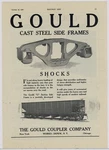 1926 Gould Coupler Co. Ad: Section Side Frame For Rail Cars - Depew, New York. Fixed Price $21.84.
