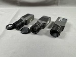 Qty Hitachi KP-M3U Ccd Video Cameras W Lenses 12MM F1.2 / 6MM Japan. Fixed Price $199.75.